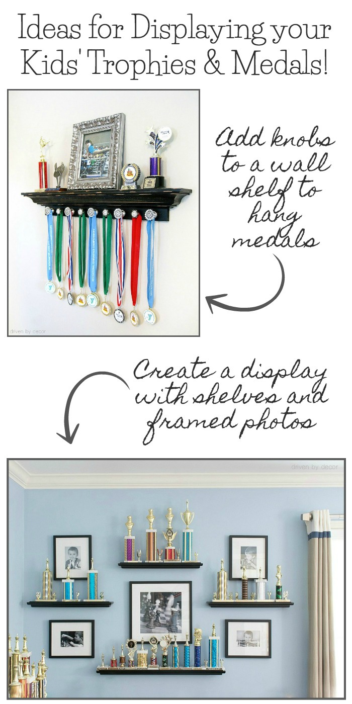 Trophy And Medal Awards Display Ideas Driven By Decor