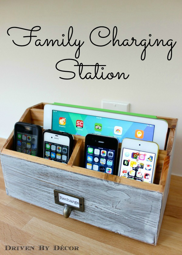 DIY Charging Station - Driven by Decor