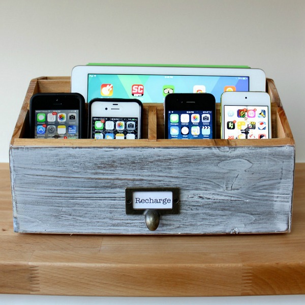 DIY Charging Station - Driven by Decor