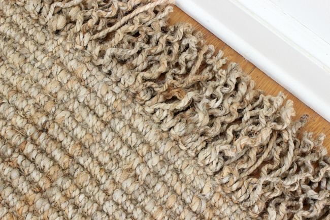 DIY Resized Jute Rug (From Standard to Custom!) - Driven by Decor