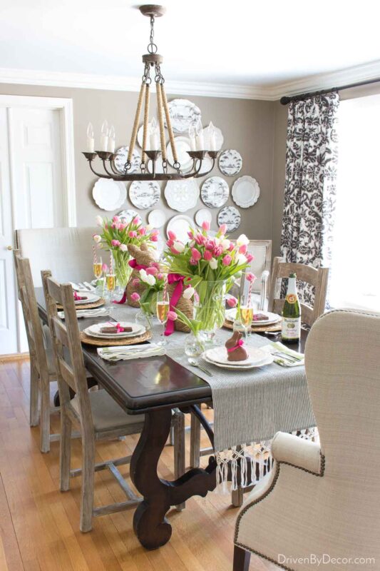 Simple Easter Table Decor Ideas! - Driven by Decor