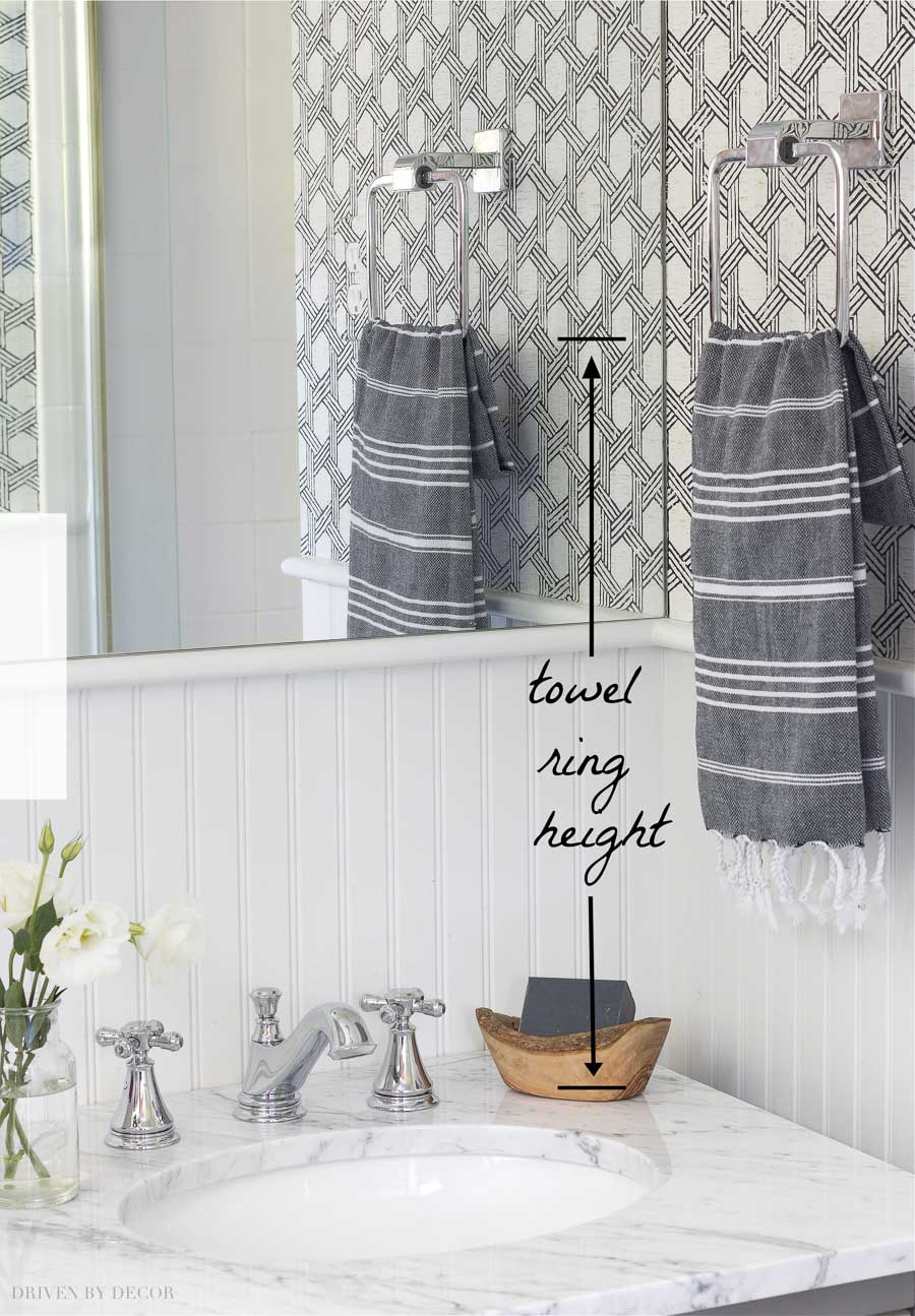 2 Pack Self Adhesive Towel Rod Bar Wall Bath Towel Holder Rail Rack for  Kitchen Bathroom Holder Rack for Hanging Washcloths, Hand Face Towels in  Main or Guest Powder Rooms 