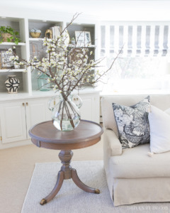 How to Refinish A Table: Bringing My Beat Up End Table Back to Life ...