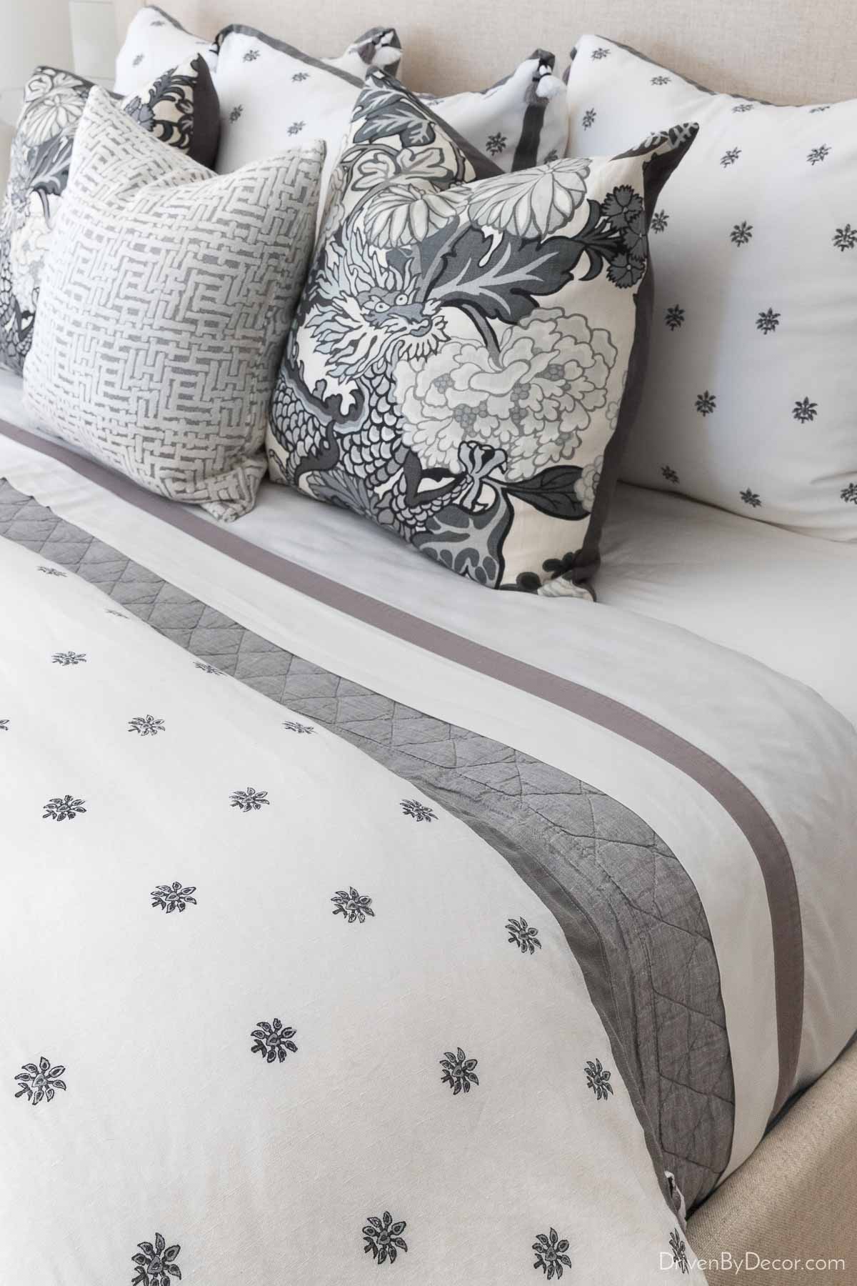 PINS pillow cases - AREA home bedding