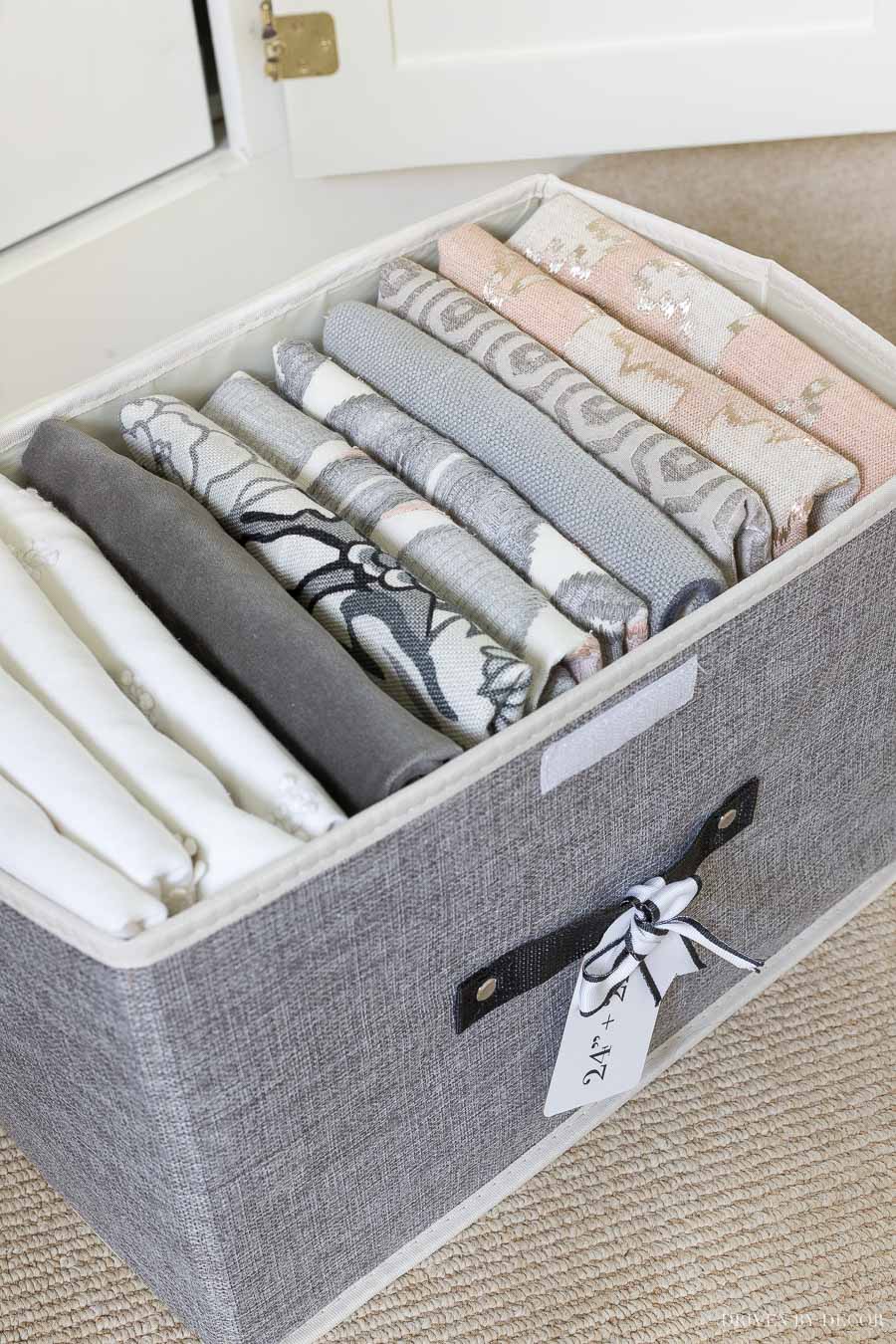Pillow Storage: Organizing Tips! - Driven by Decor