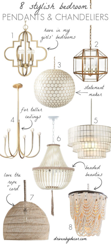 Bedroom Light Fixtures: The Complete Guide! - Driven by Decor