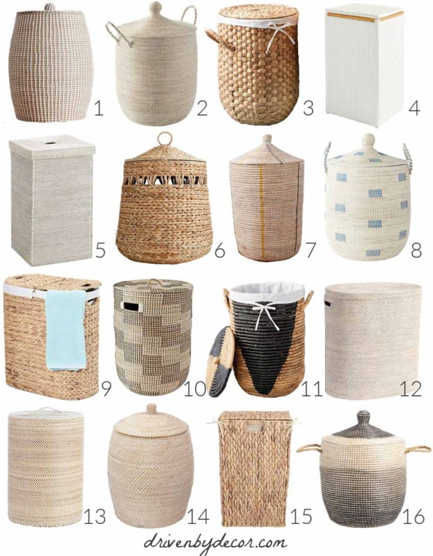 Laundry Hampers with Lids (That Are Full of Style!) Driven by Decor