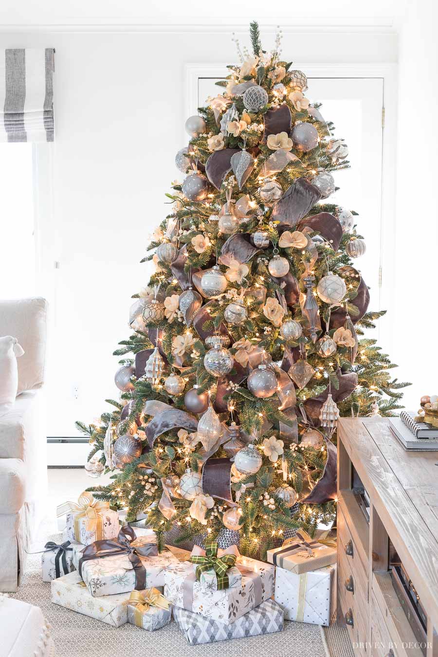 How to Decorate A Christmas Tree Step by Step! - Driven by Decor