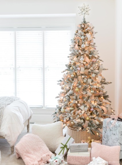 How to Decorate A Christmas Tree Step by Step! - Driven by Decor