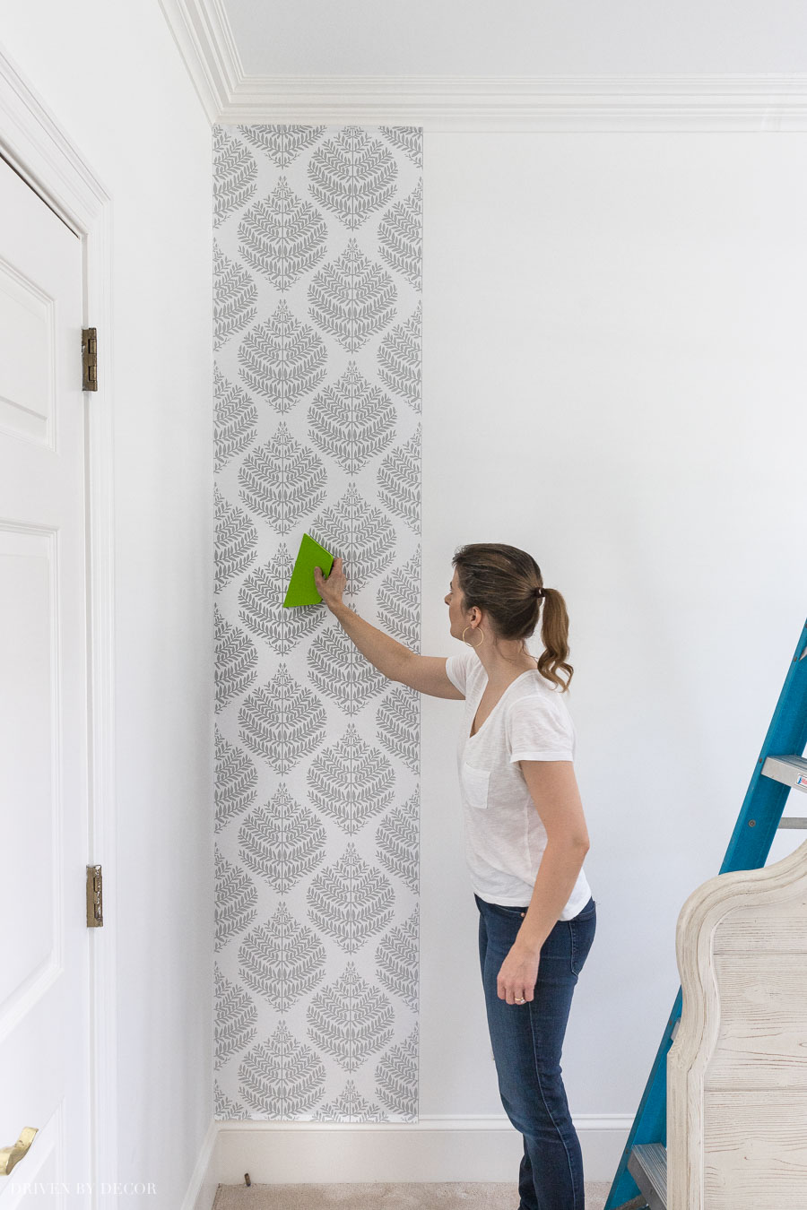 She Covered her Walls in What??? DIY Wallpaper Alternatives - The