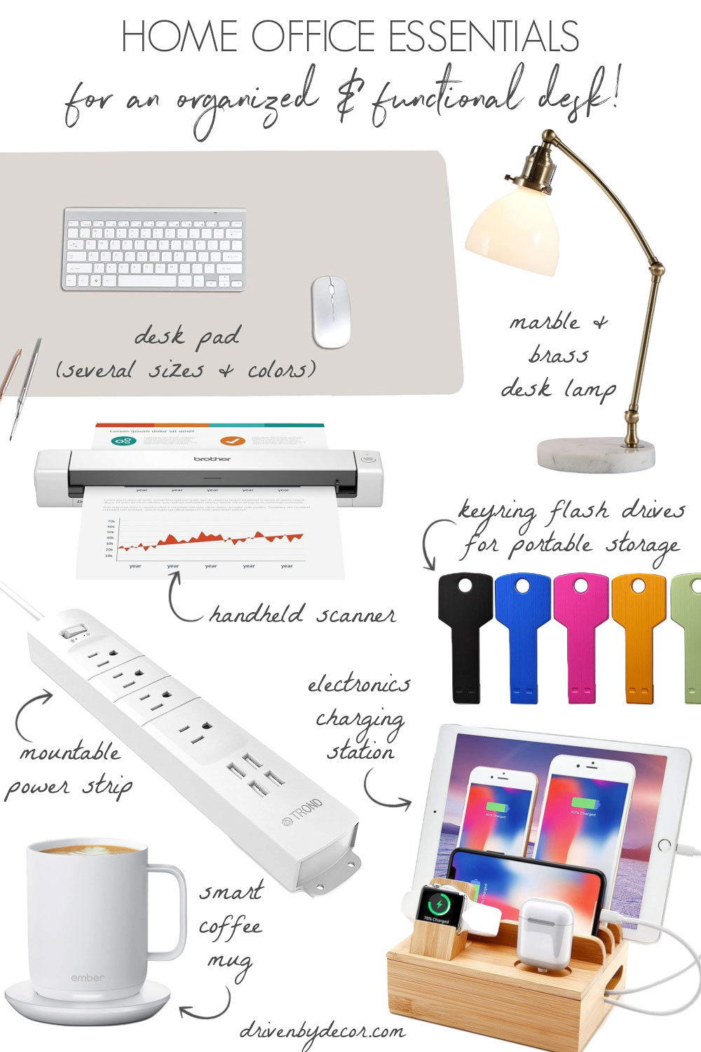 Desk Essentials for the Home Office, Work
