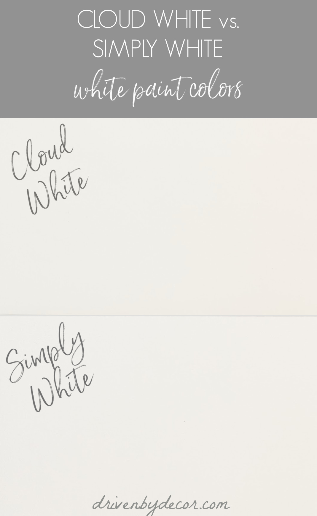 Benjamin Moore 967 Cloud White Precisely Matched For Paint and Spray Paint