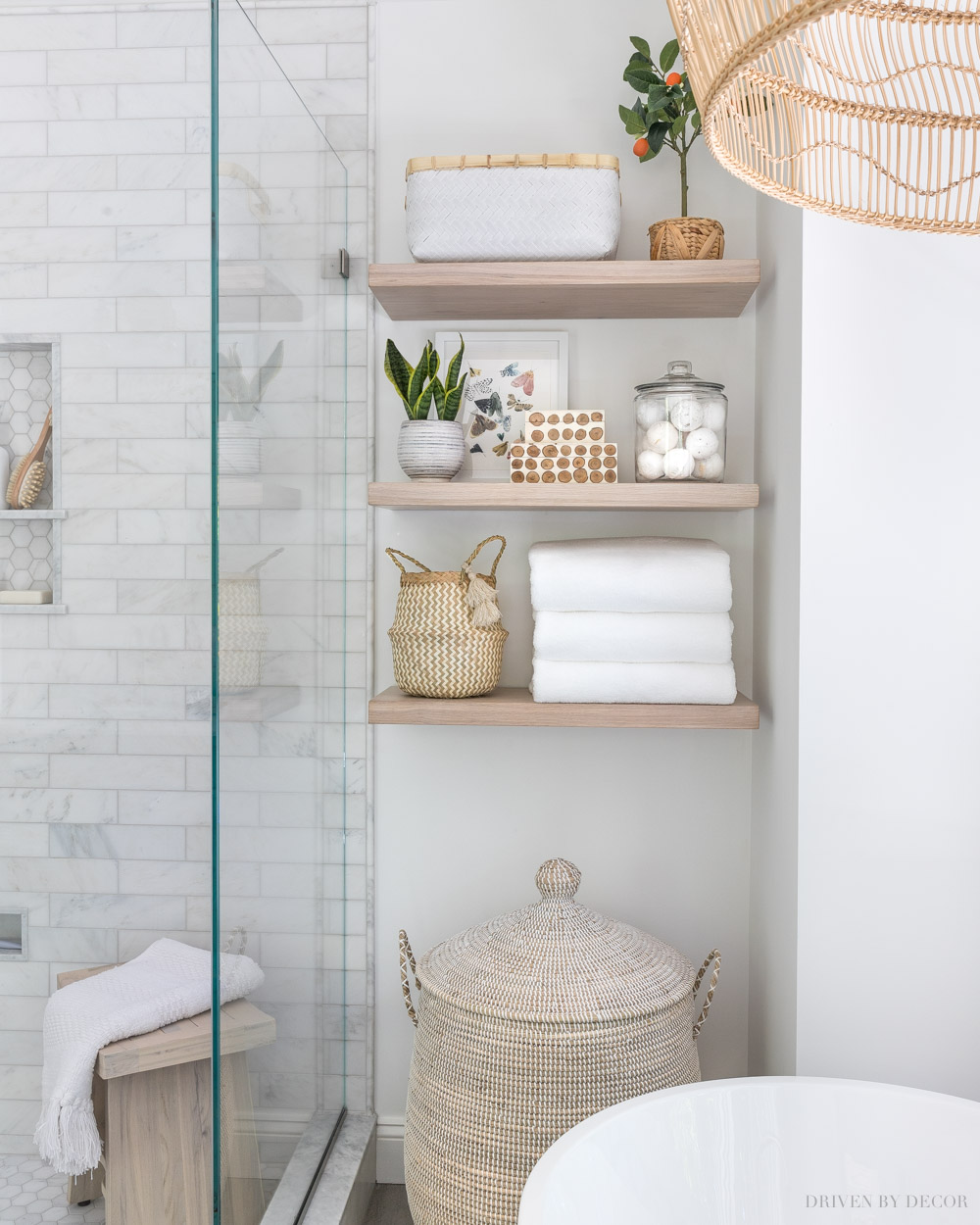 DIY Bathroom Shelves Offer Stylish Storage For Tight Spaces