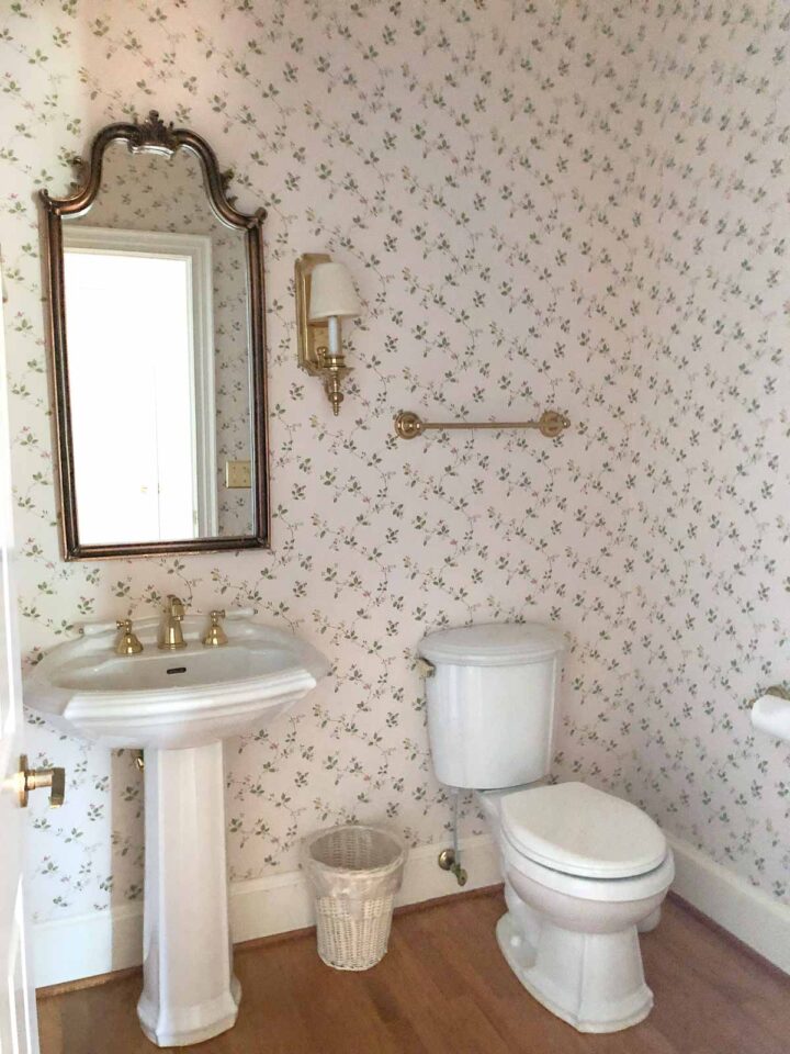 Bathroom Shiplap & Our Powder Room 