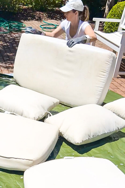 How To Clean Outdoor Cushions And Keep Them Looking Like New   How To Clean Outdoor Cushions 533x800 