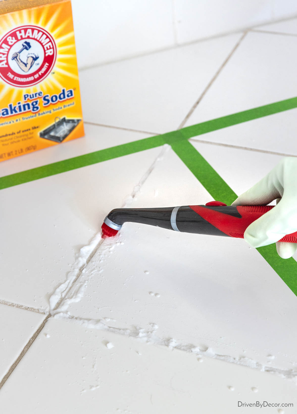 Clean Grout Baking Soda 1 