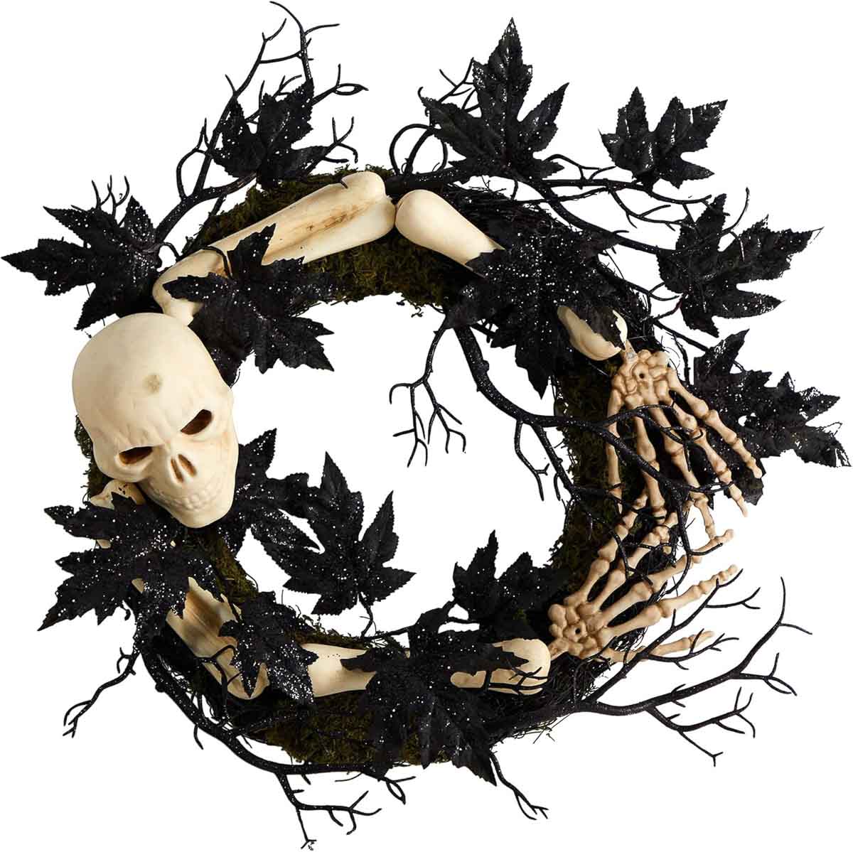 Skeleton wreath for Halloween